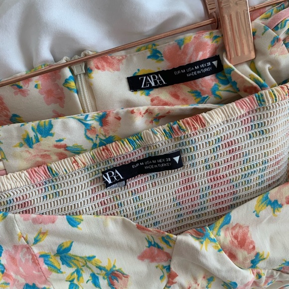 Zara cream and pink floral coord - Picture 5 of 5
